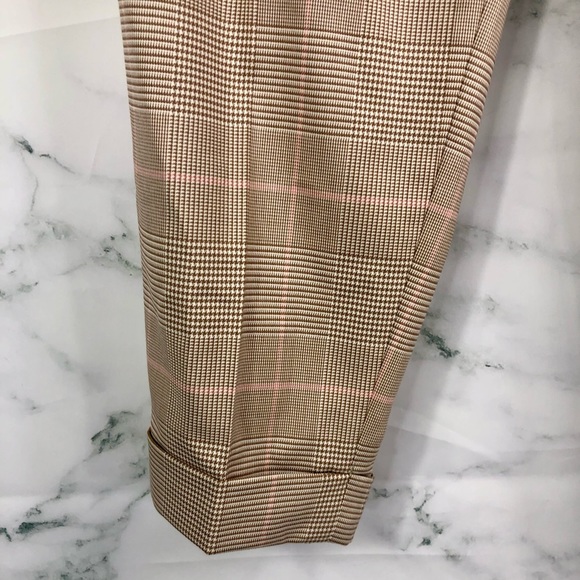 NEW WITH TAGS BANANA REPUBLIC Plaid Ankle Pants - Picture 2 of 3